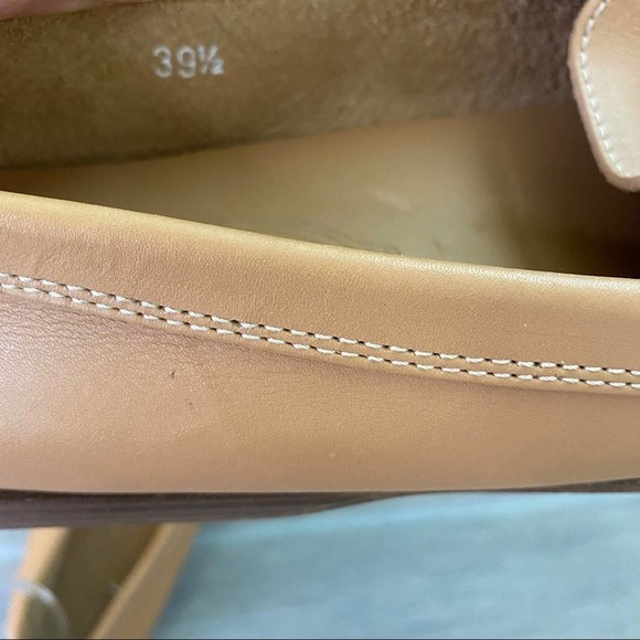 Tods Tan Leather Gommino Loafers Size 7 main image 7